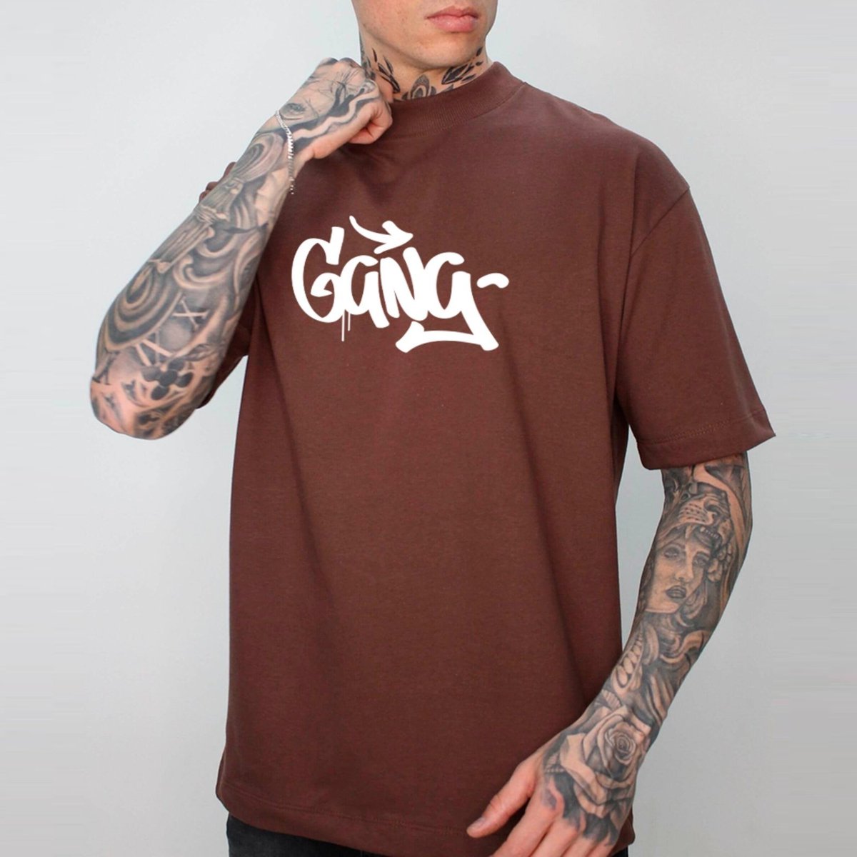 Imagem principal Camiseta Ousy Unissex Gang Visual Impactante Básica branco ousy branco