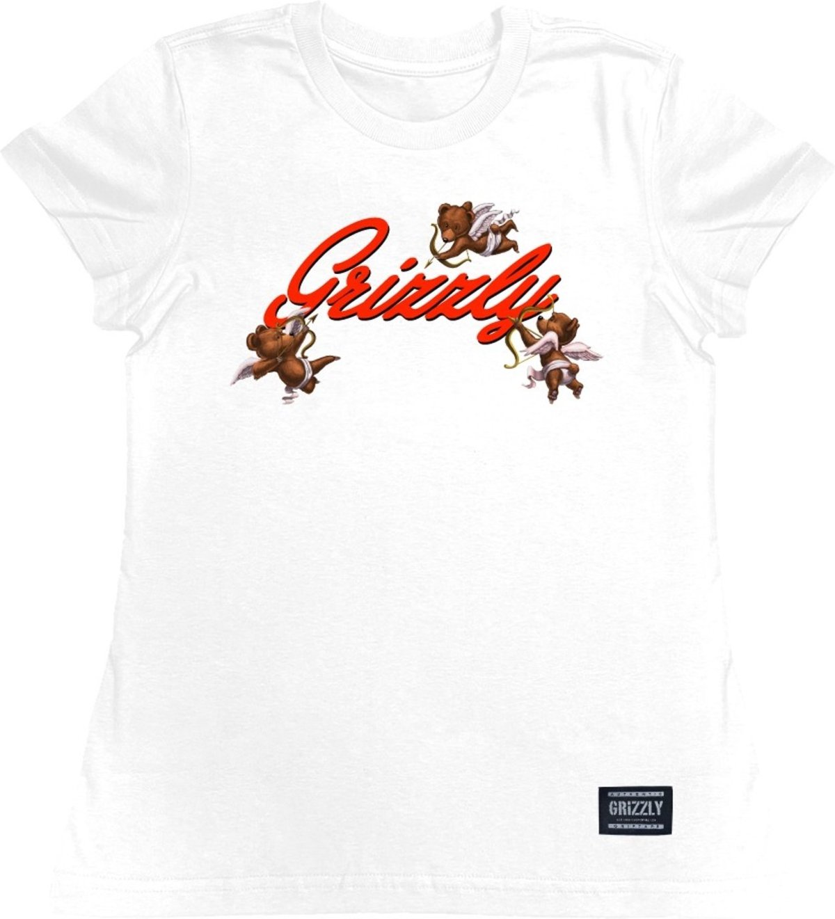 Imagem principal Camiseta Grizzly Cupid Girls Tee - WHITE branco white Grizzly branco white