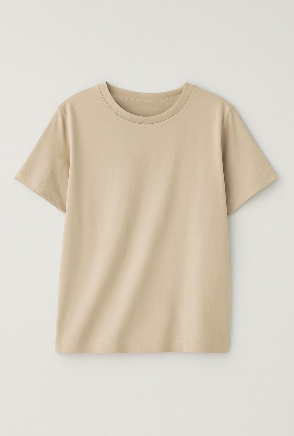 Infantil - Camiseta T-shirt Algodão Básica Caqui - 3 ao 14 - Look