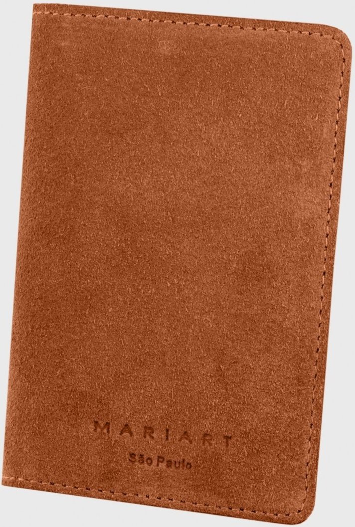 Carteira Couro Mariart Buriti Suede