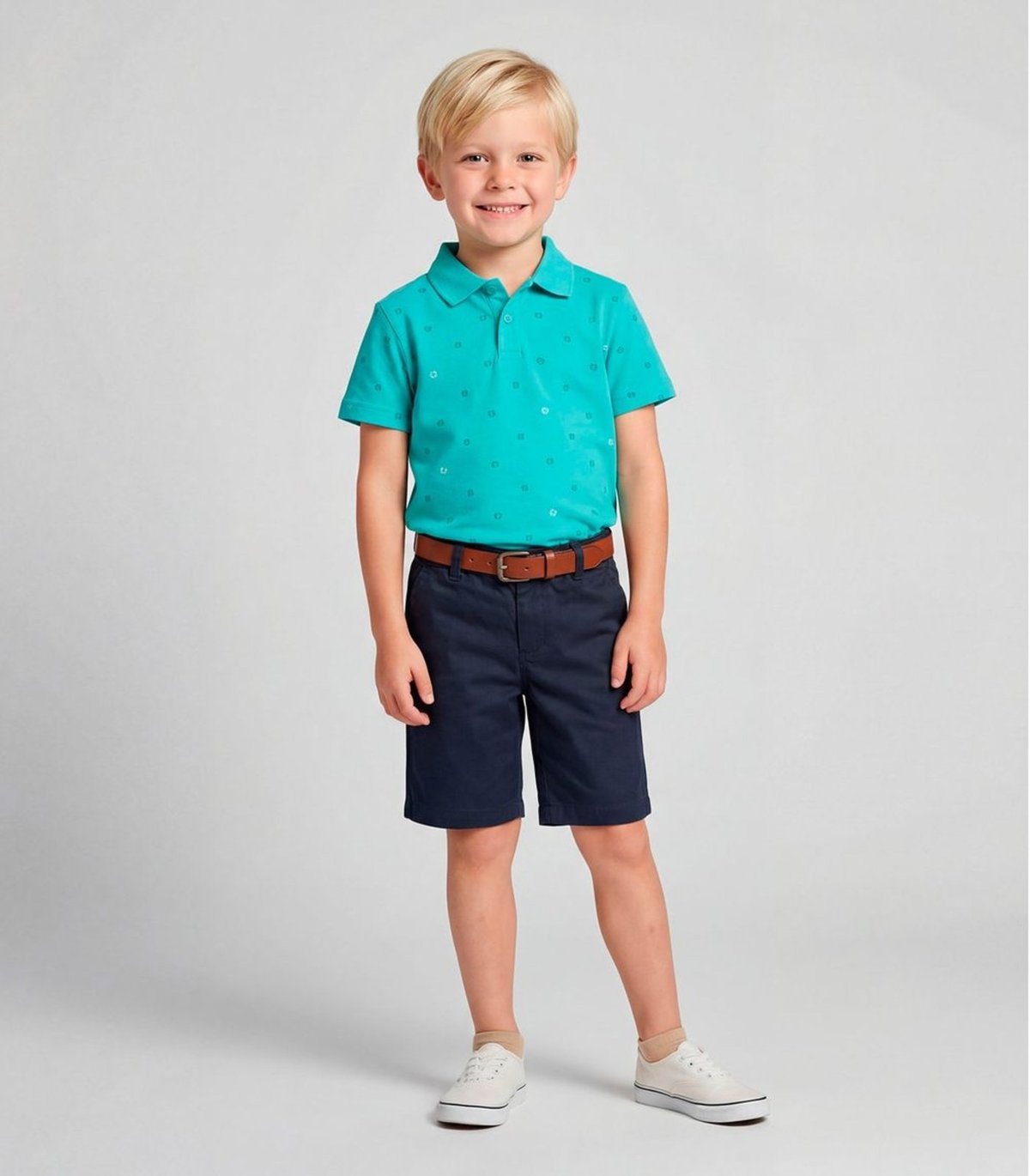 Imagem principal Infantil - Conjunto Polo Com Bermuda Trick Nick azul Trick Nick azul