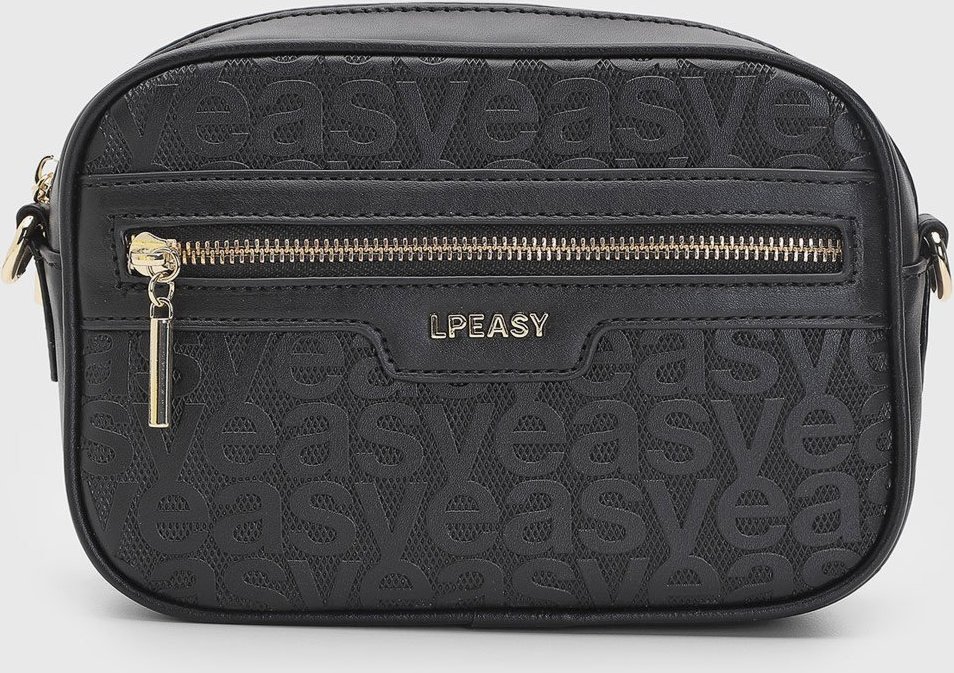 Bolsa Feminina Lança Perfume Texturizada Preta