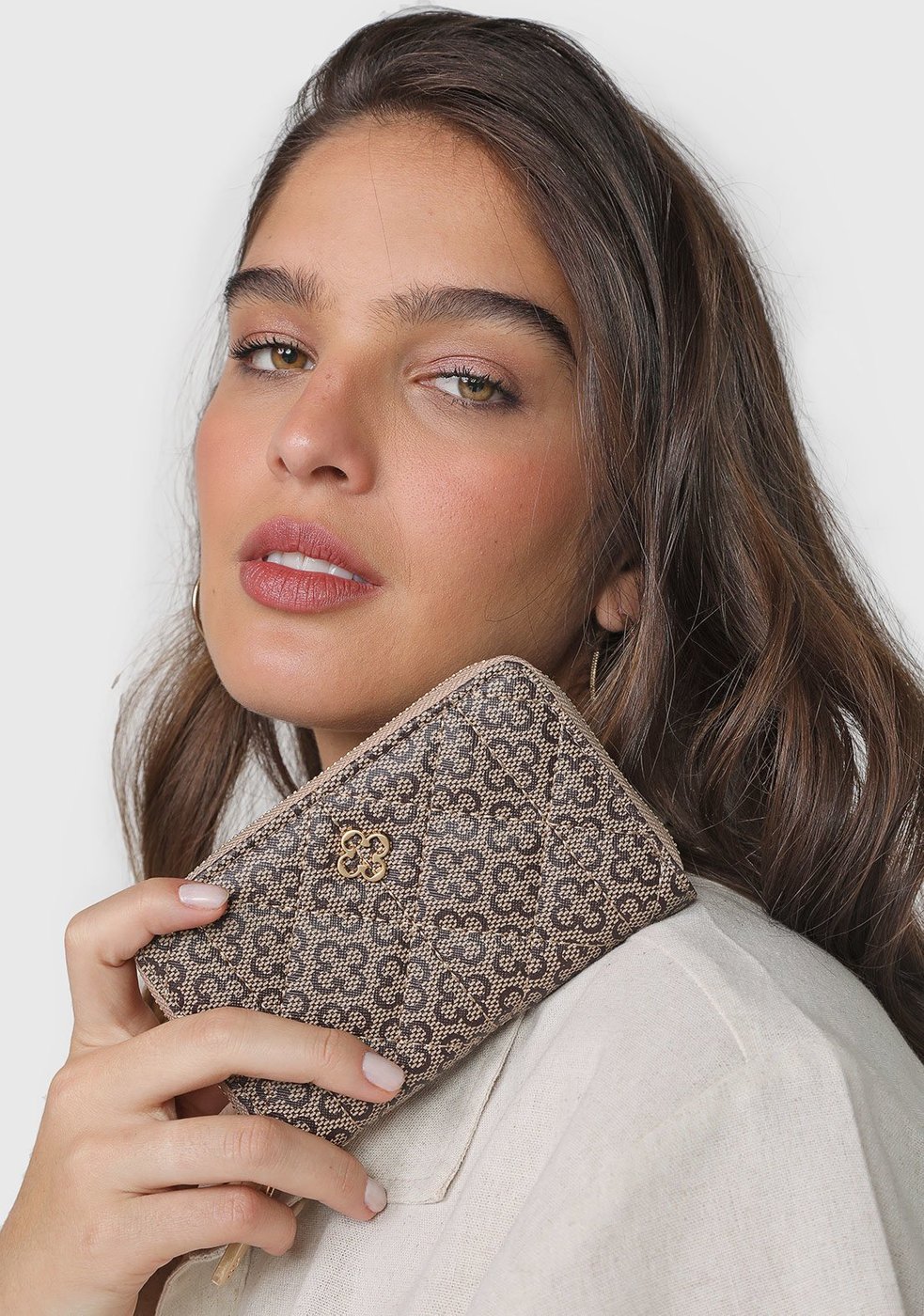 Imagem principal Carteira Capodarte Monograma bege Capodarte bege