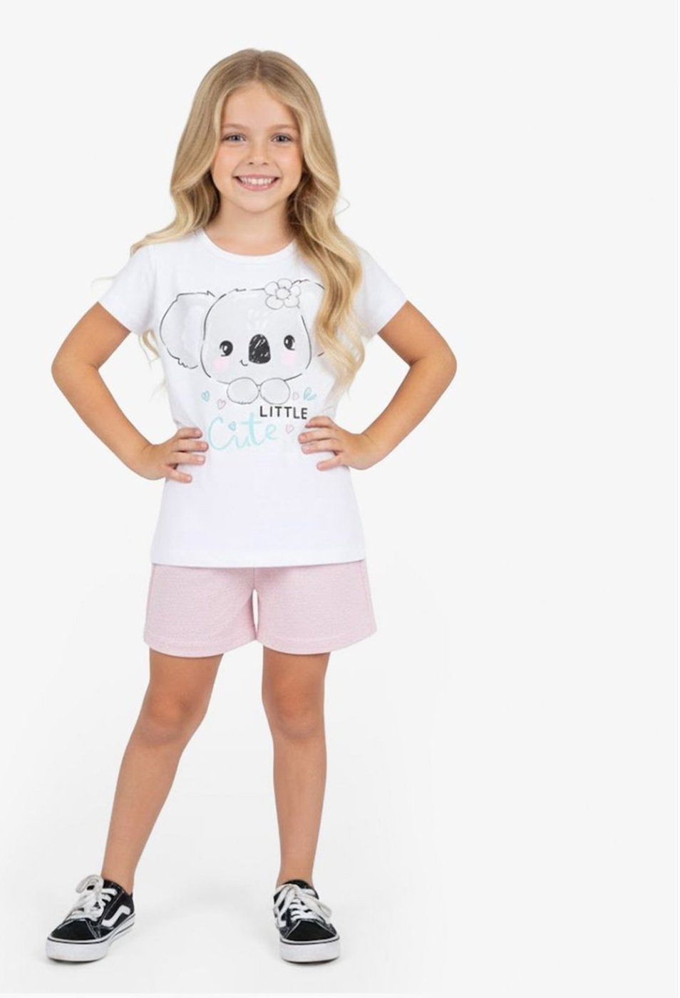 Imagem principal Infantil - Conjunto Curto Verão Menina Select bege Select bege