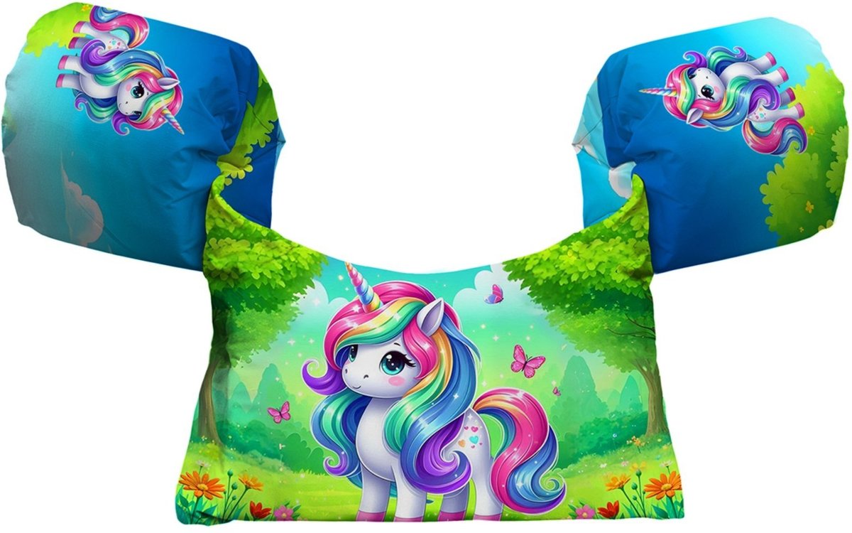 Imagem principal Colete Salva-Vidas Boia s Piscina Praia Estampa Unicórnio Floresta Benellys multicolorido Benellys multicolorido