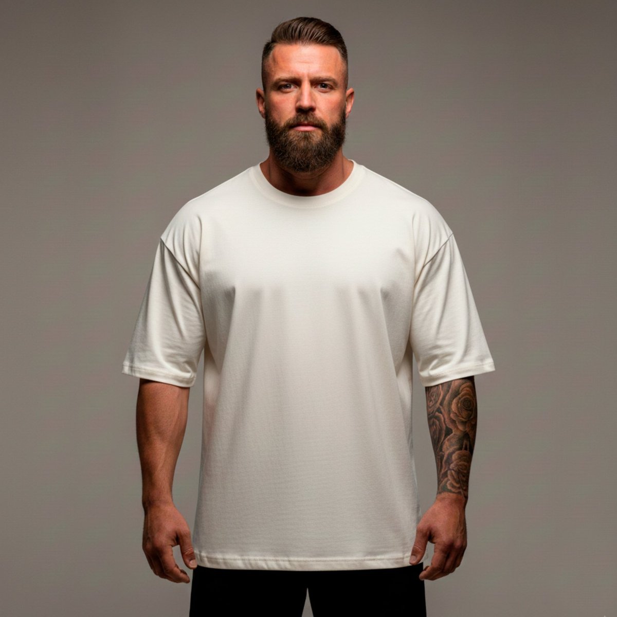 Imagem principal Camiseta Ousy Lisa Oversized Unissex Off White off-white white ousy off-white white