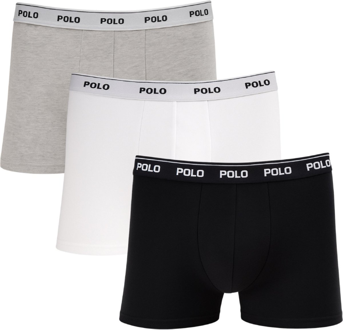 Kit 3 Cuecas Boxer Polo Star Cotton Algodão Masculina Original