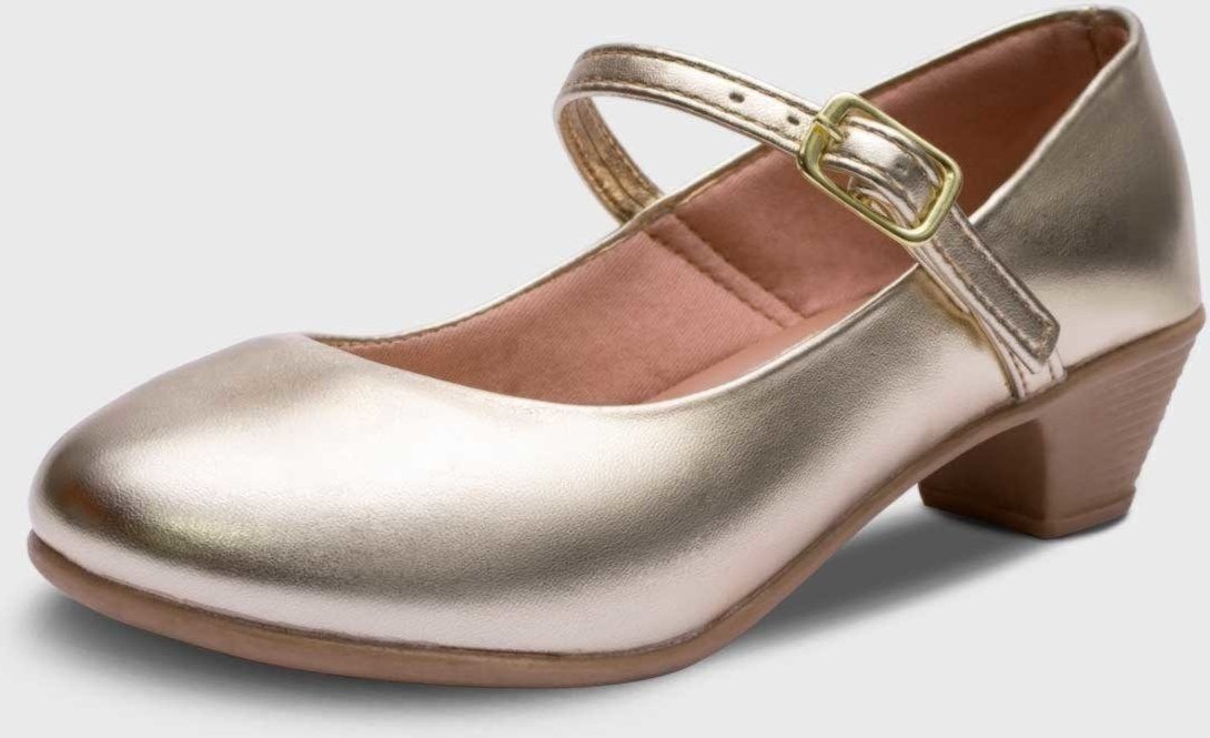 Imagem principal Infantil - Sapato de Salto Pópidí Menina Basico dourado Pópidí dourado