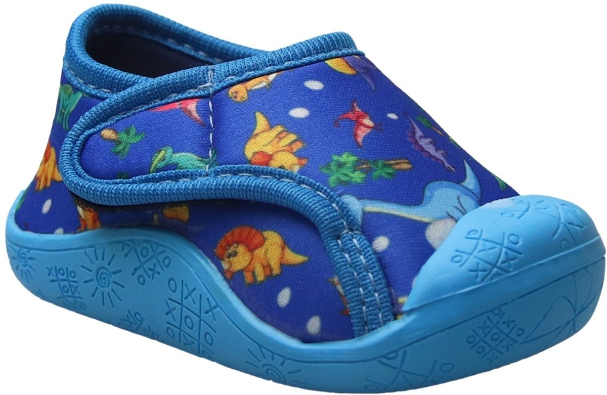 Infantil - Tênis Meia Baby Menino Sola Antiderrapante Estiloso Macio 16 ao Azul Royal