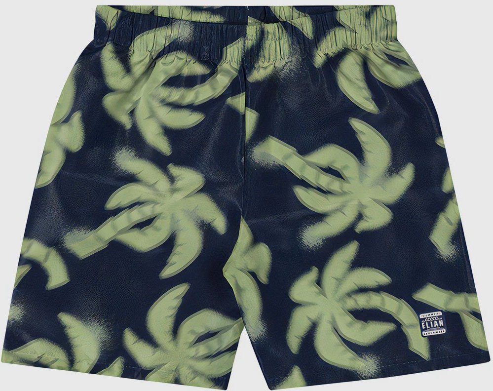 Imagem principal Short Elian Floral E Folhagem Azul-Marinho azul marinho Elian azul marinho