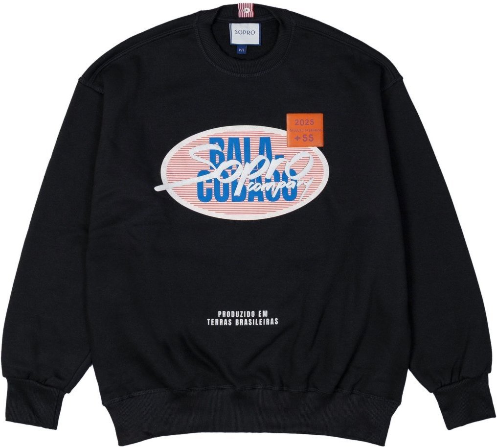 Imagem principal Moletom Careca Sopro Precio preto Sopro preto