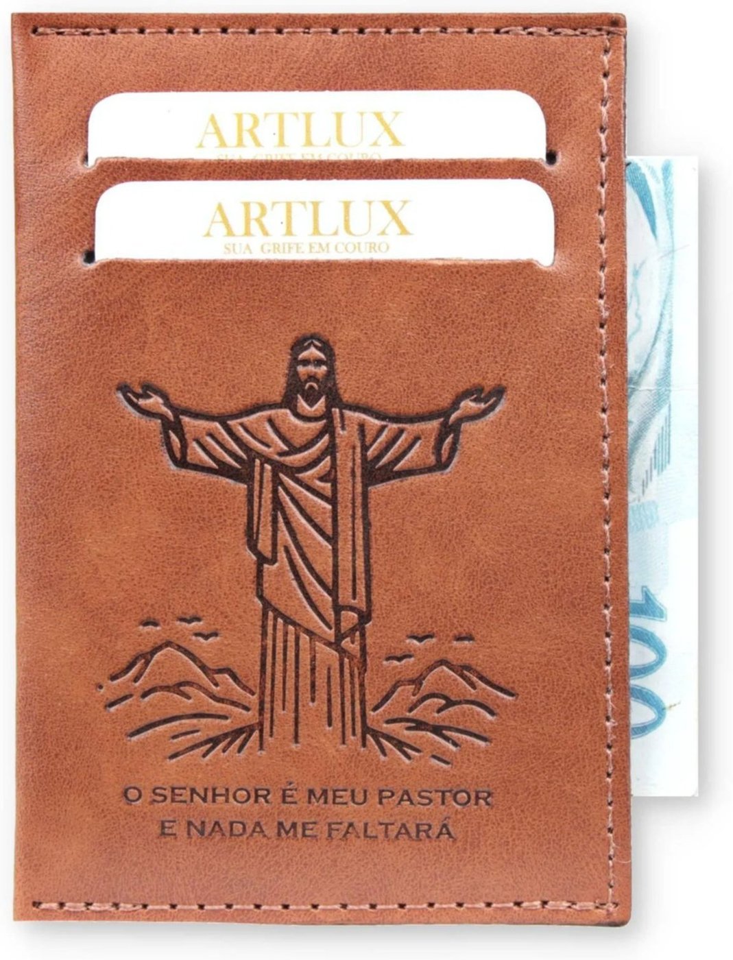 Carteira Slim Cristo Redentor Artlux 3088