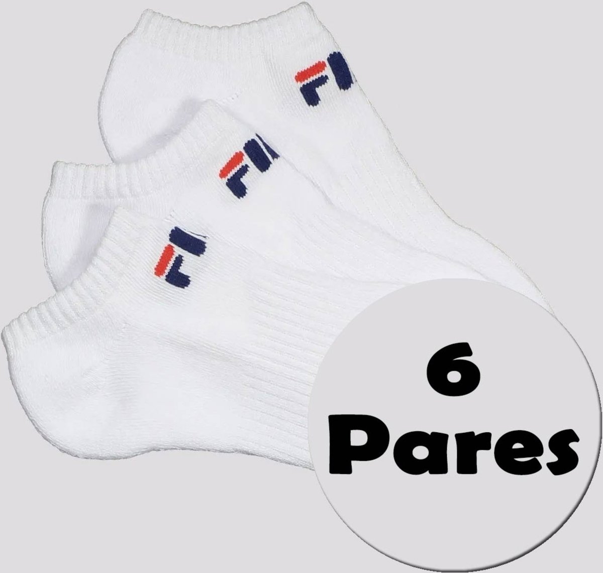 Kit Meia Fila 6 Pares Cano Curto