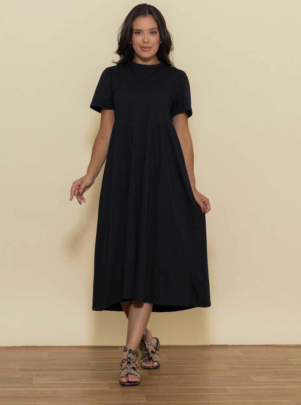 Vestido Aura Audrey Malha Lisa