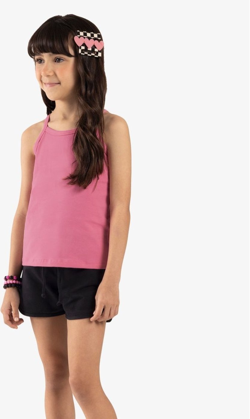 Imagem principal Infantil - Shorts Básico Feminino Rovi Rovitex Kids Básicos preto Rovitex Kids Básicos preto