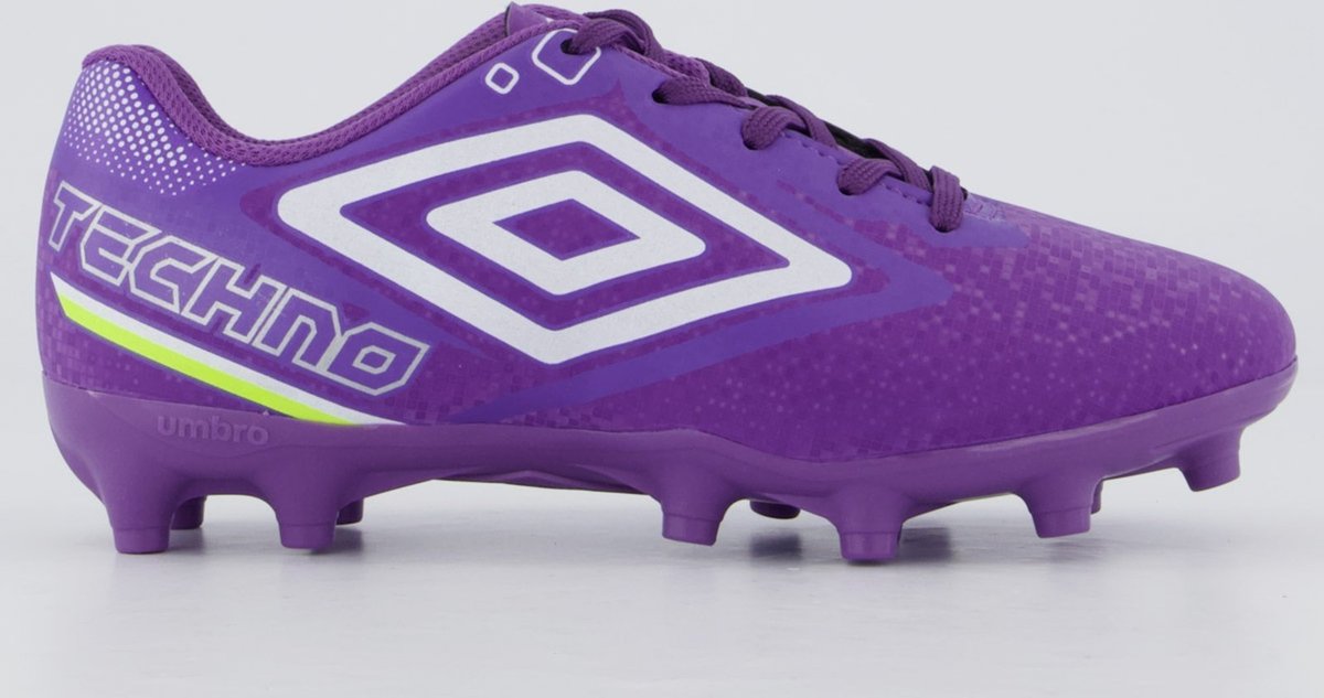 Imagem principal Chuteira Umbro Techno II Campo Juvenil Roxa e Branca roxo Umbro roxo