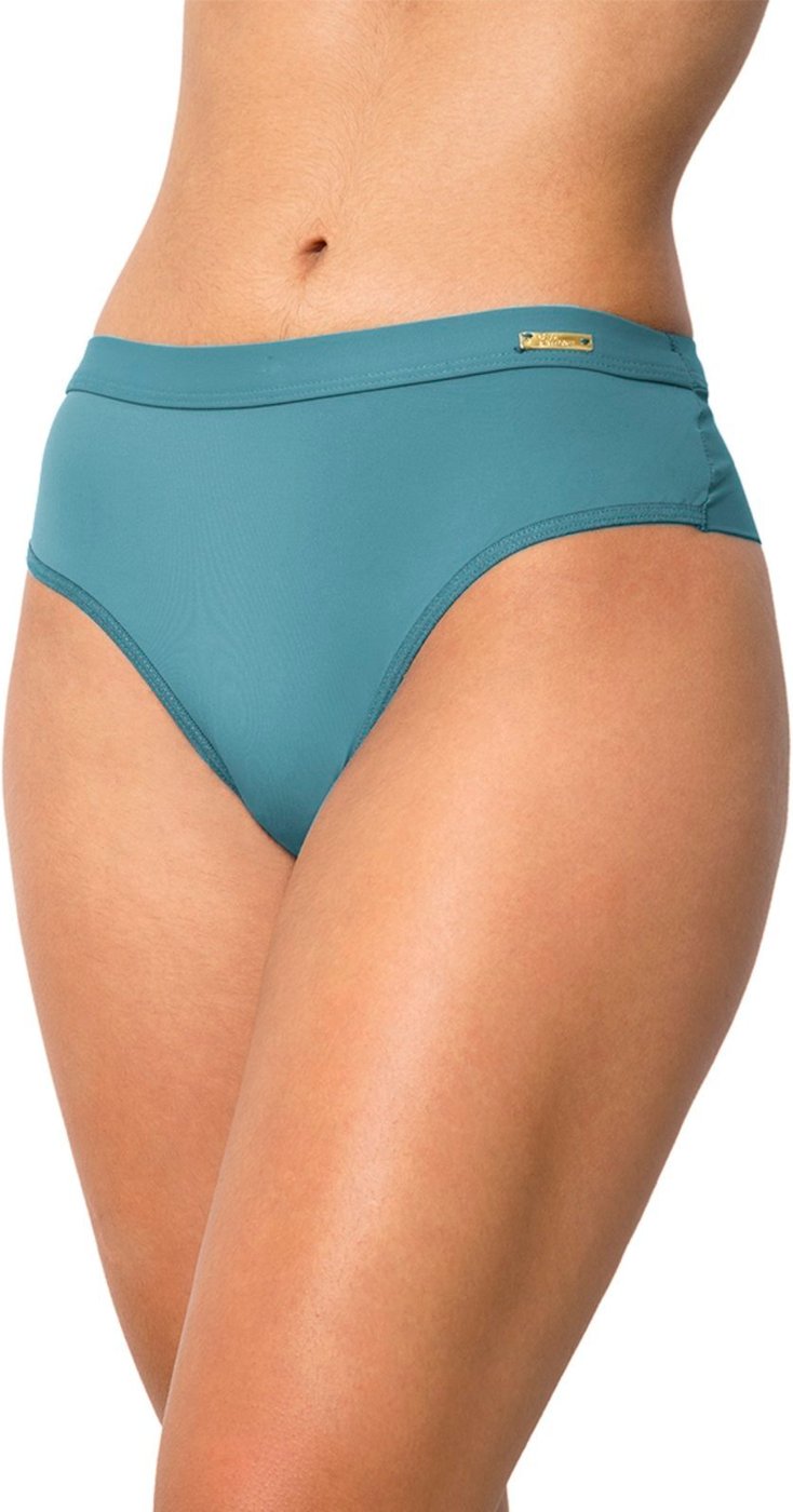 Imagem principal Calcinha Gabi Lingerie Modelagem perfeita para o seu corpo Fio duplo Com cós e lateral mais grossa Caribe azul Gabi Lingerie azul