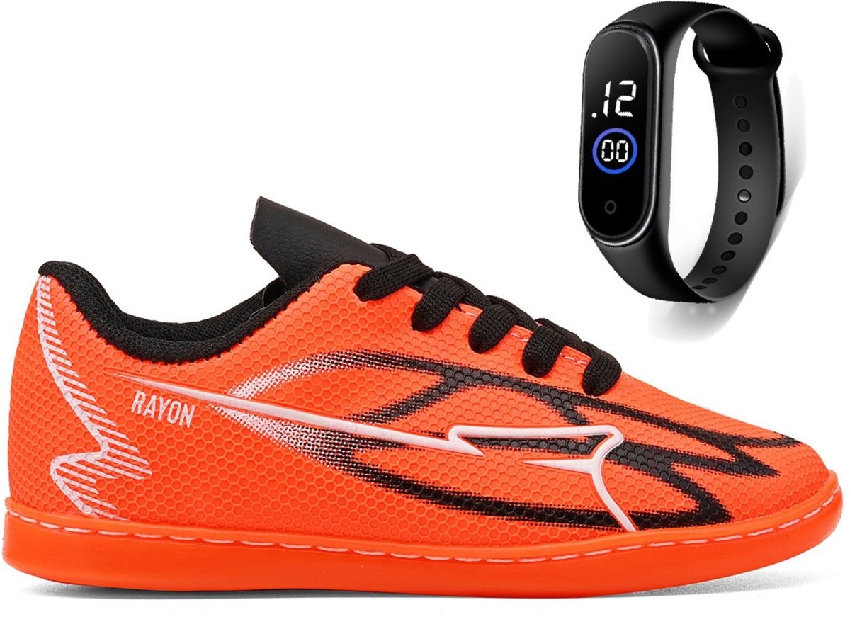 Imagem principal Infantil - Kit Chuteira Futsal Meninos Quadra Futebol de Salão + Relógio CALCADOS LGHT LIGHT preto CALCADOS LGHT LIGHT preto