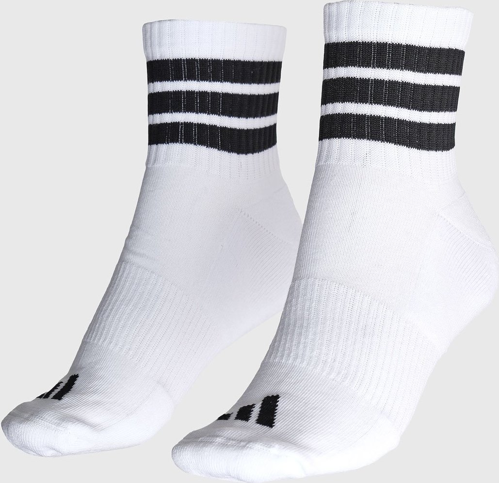 Meia Feminina adidas Performance 3S Essential Cano Médio Branca
