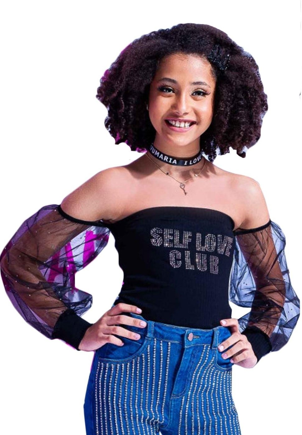 Infantil - Blusa Juvneil Tule Perfumaria