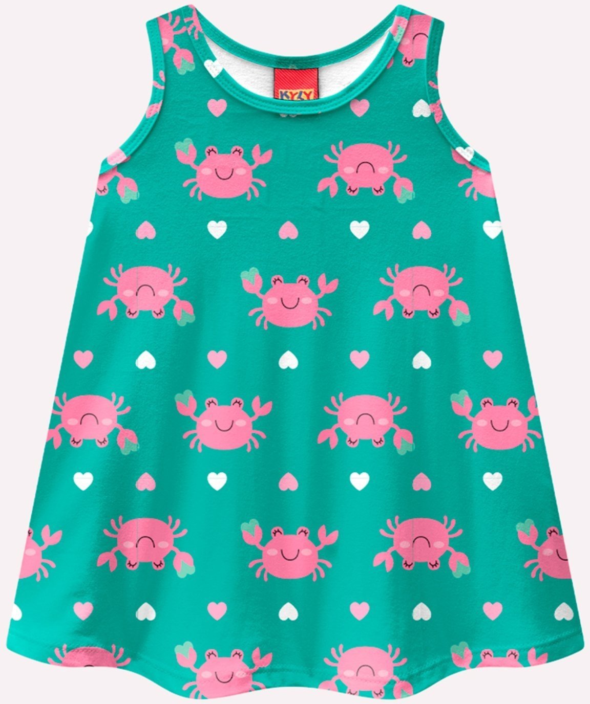 Imagem principal Infantil - Vestido Menina Carangueijos Kyly azul marinho Kyly azul marinho