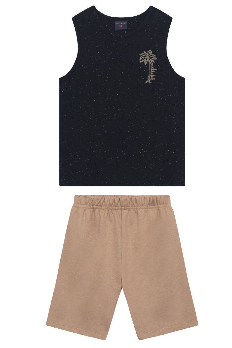 Imagem principal Infantil - Conjunto Masculino com Regata Estampada e Bermuda Guloseima branco GULOSEIMA branco