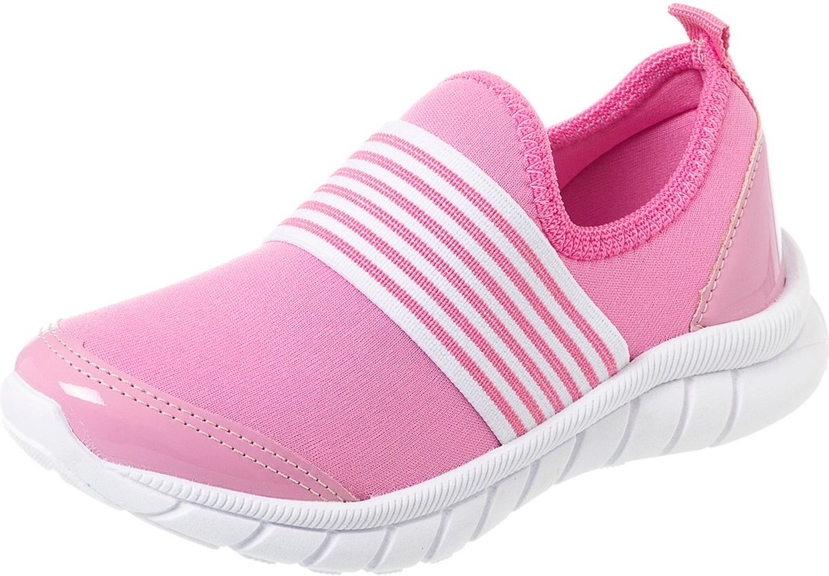 Imagem principal Infantil - Tênis Tininha Juvenil Menina Calce Fácil Listra Petunia multicolorido Tininha multicolorido