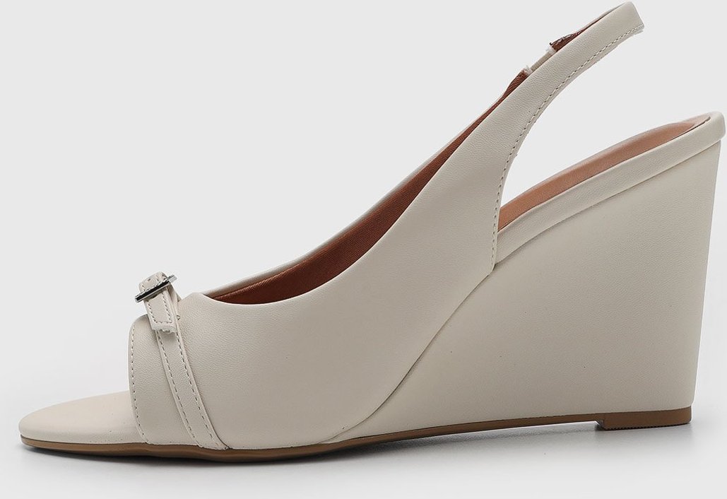 Imagem principal Sandália Feminina Vizzano Salto Anabela Off-White off-white white VIZZANO off-white white