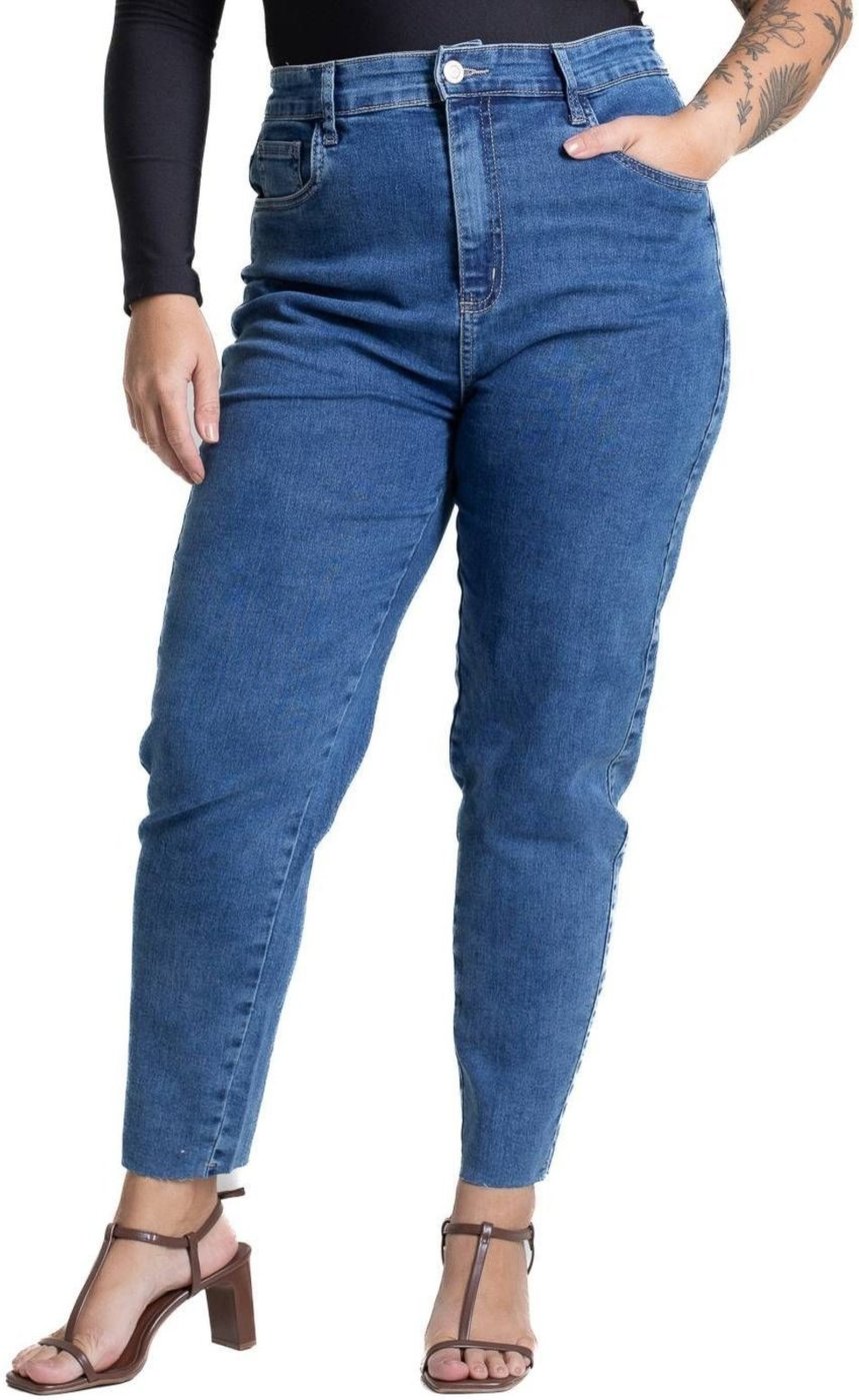 Calça Jeans Sawary Plus Size Mom - 282086