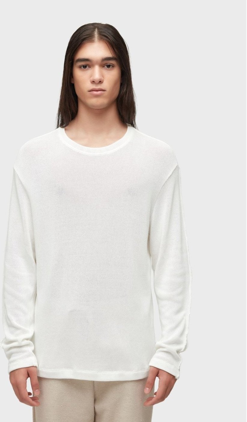 Imagem principal T-shirt over knit texture seam Osklen off-white Osklen off-white