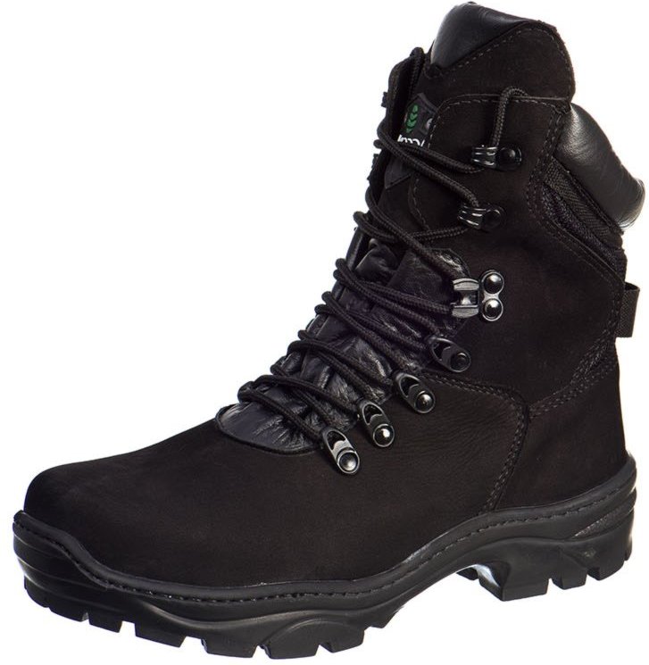 Imagem principal Coturno Militar Cano Longo Accona Em Couro 182203 preto Accona preto