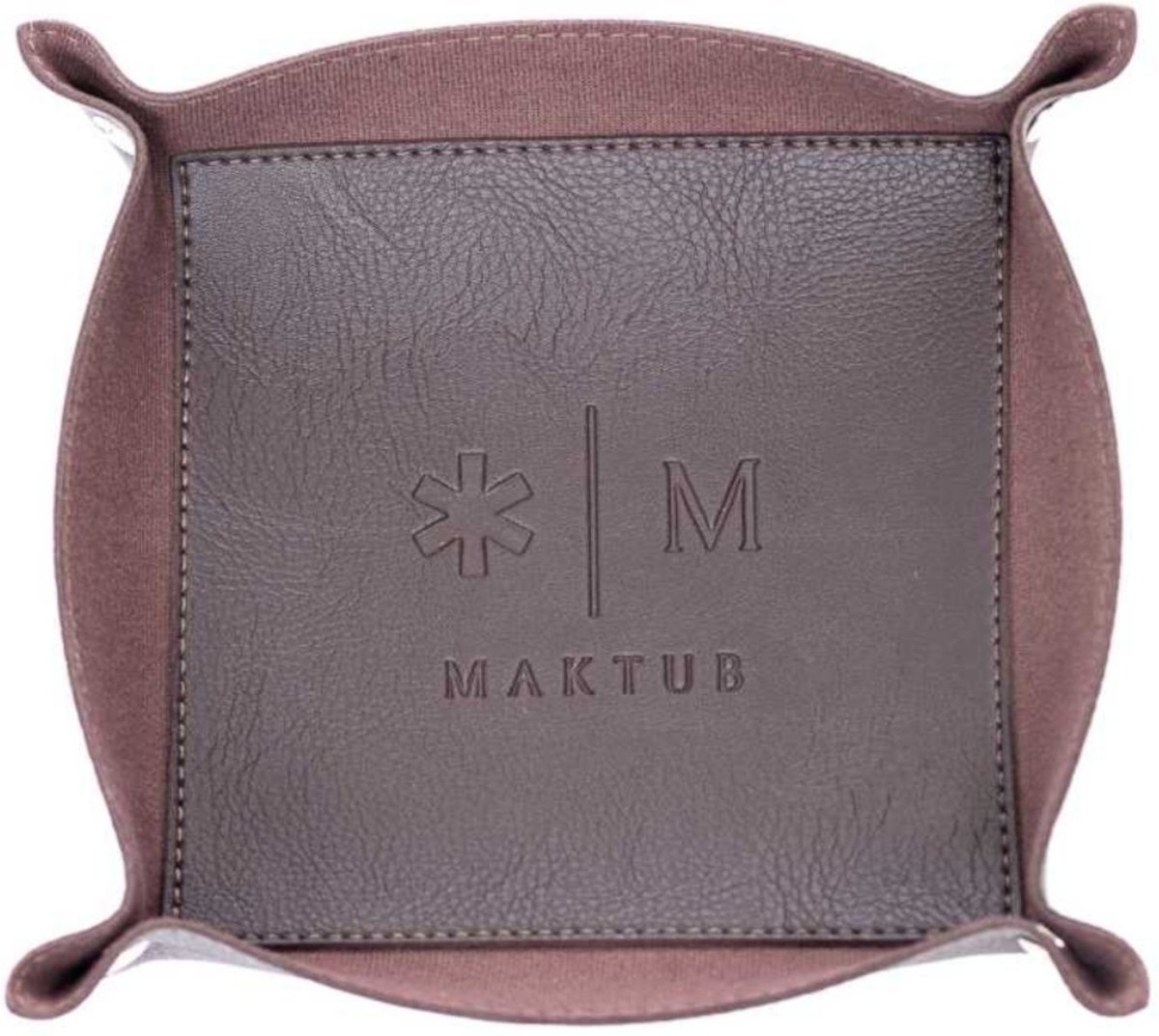 Imagem principal Organizador Aparador De Mesa Maktub Porta Treco Chave Oculos Cor MAKTUB STYLE marrom MAKTUB STYLE marrom