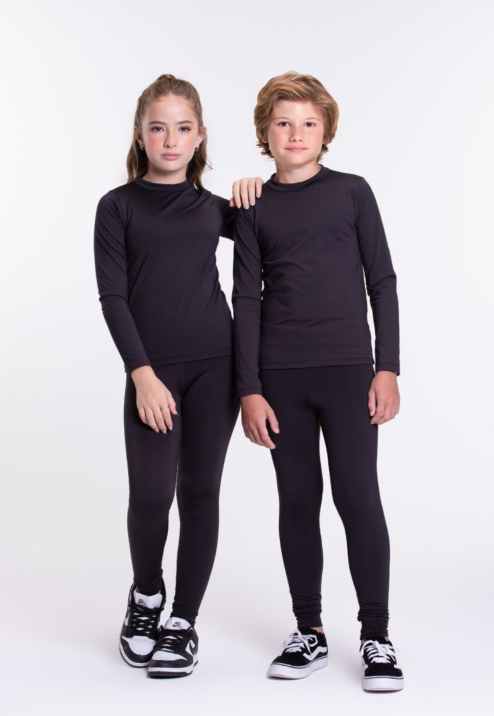 Imagem principal Infantil - CONJUNTO BLUSA + CALÇA TÉRMICA PRETA VIDA COSTEIRA preto VIDA COSTEIRA preto