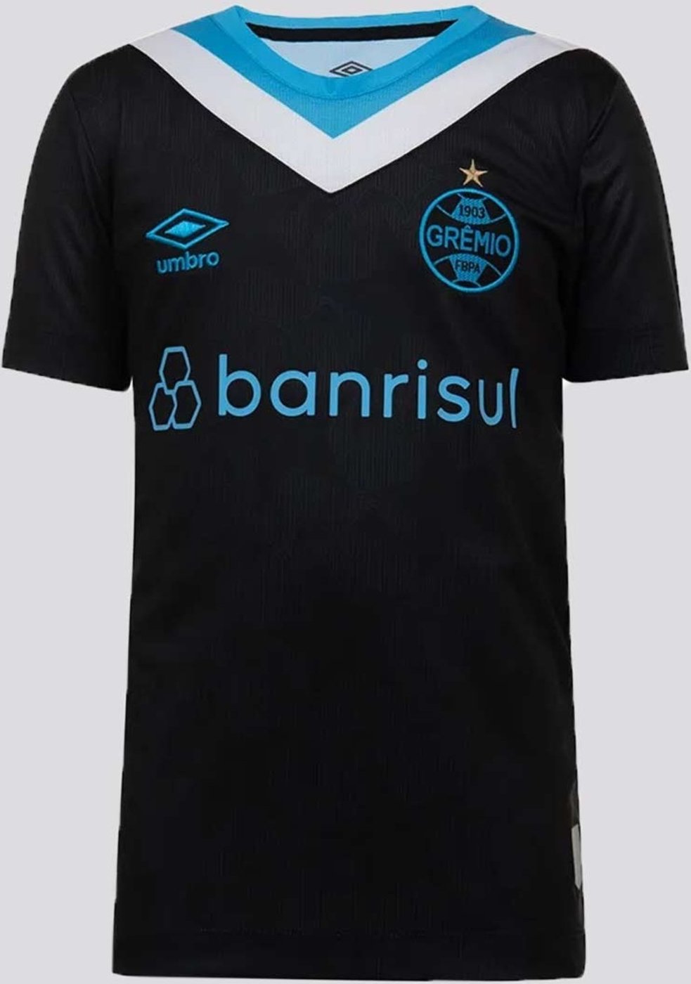 Imagem principal Infantil - Camisa Umbro Grêmio III 2024 Juvenil preto Umbro preto