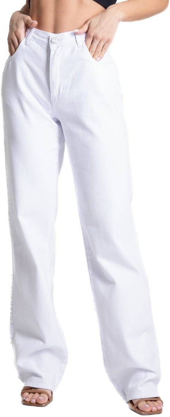 Calça Sarja Sawary Wide Leg - 281913