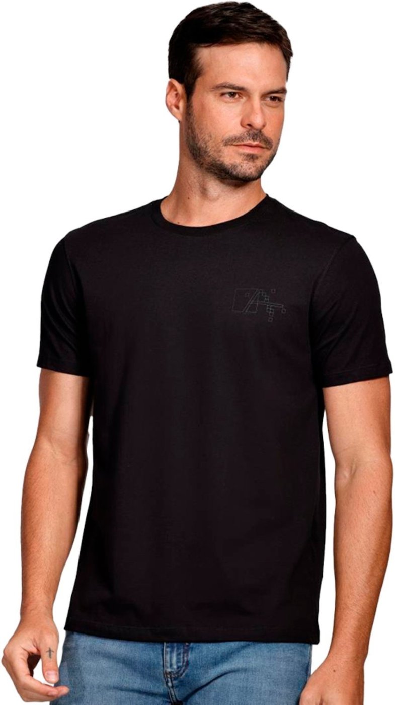 Camiseta Aramis Pixel Outline Ve25 Masculino