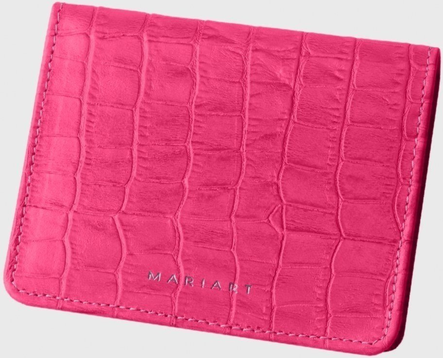 Imagem principal Carteira de Couro Mariart 649MRT Croco pink Mariart pink