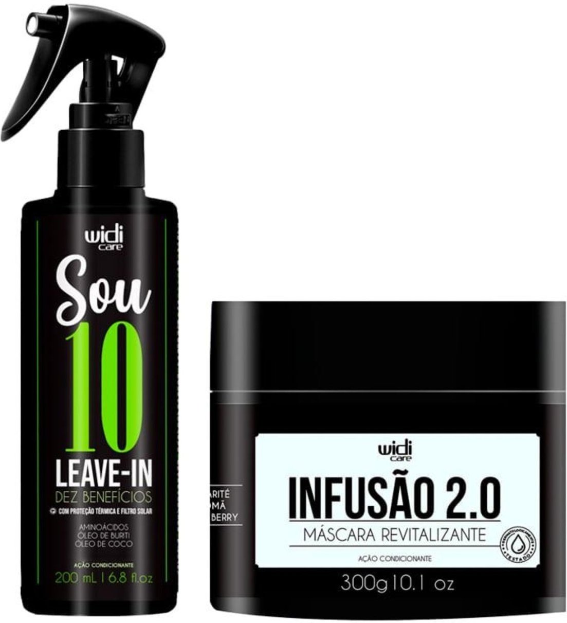 Imagem principal Kit Widi Care Infusão 2.0 Máscara 300g + Sou 10 Leave-In 200ml incolor incolor
