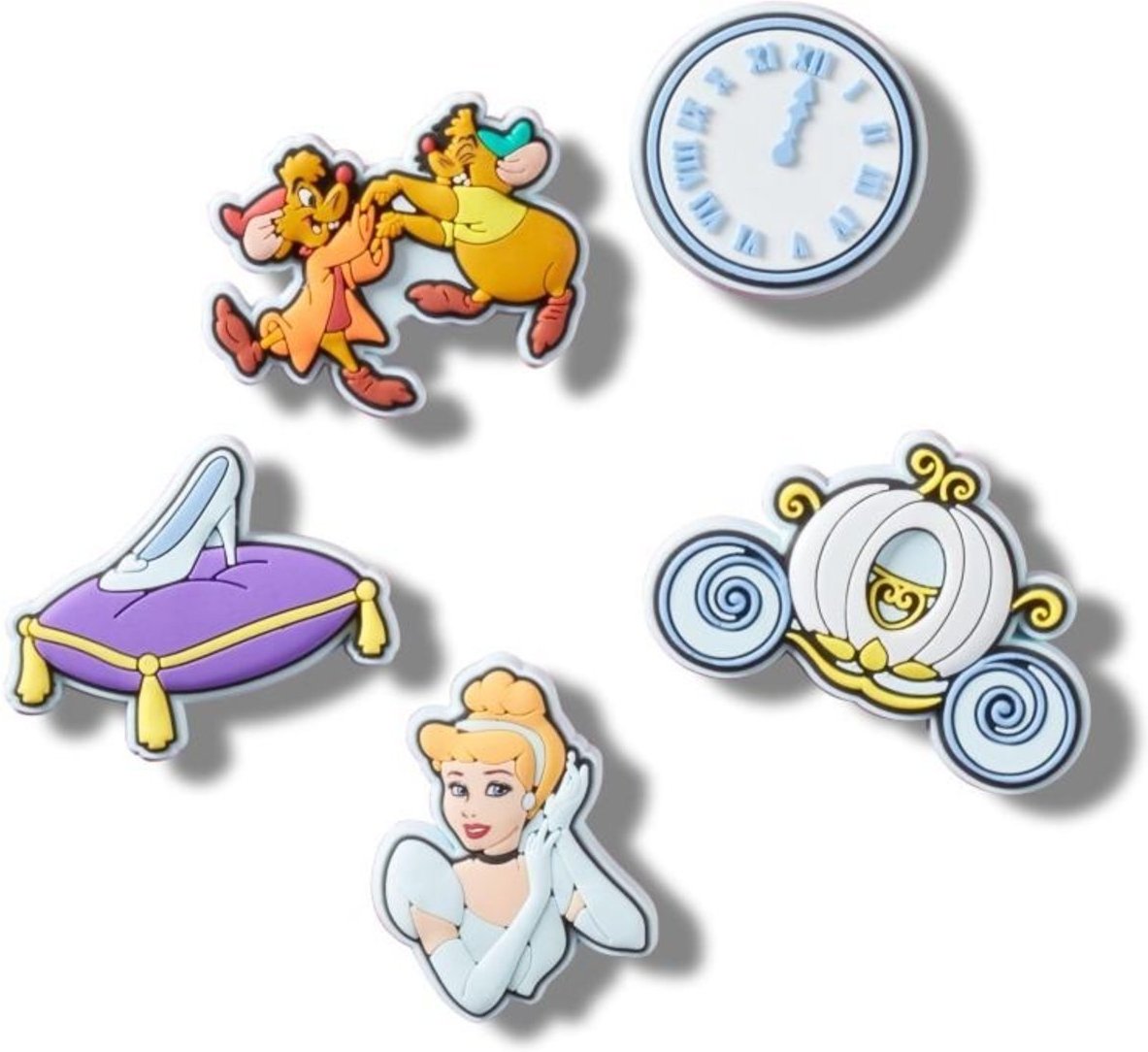 Infantil - Jibbitz™ Cinderela Pack Com 5 Peças