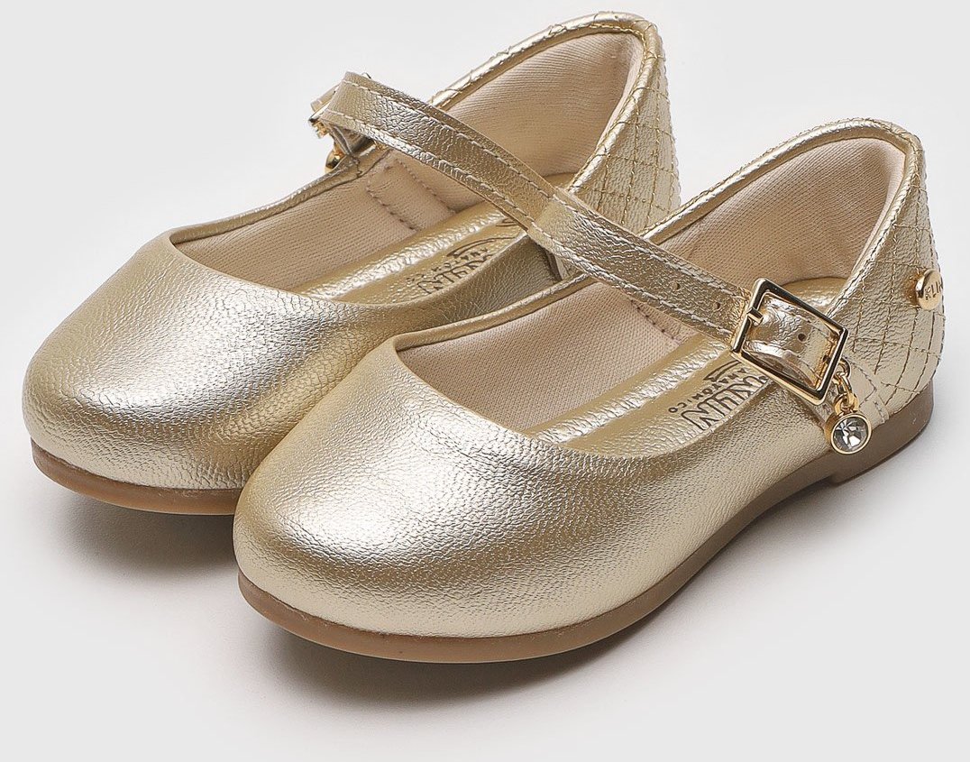 Infantil - Sapatilha Klin Princesa Dourada