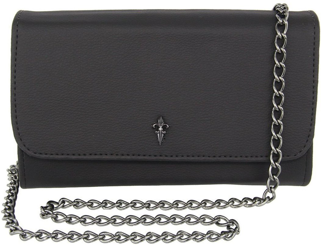 Bolsa Retta Clutch Corrente Preta