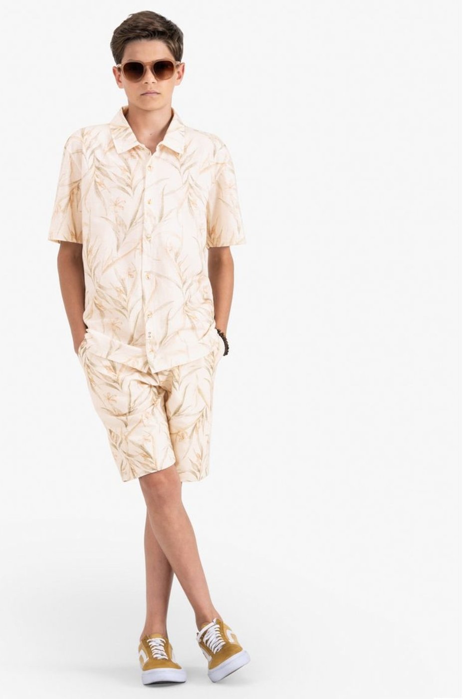 Imagem principal Infantil - Bermuda Juvenil Masculina em Molecotton Minty bege MINTY bege