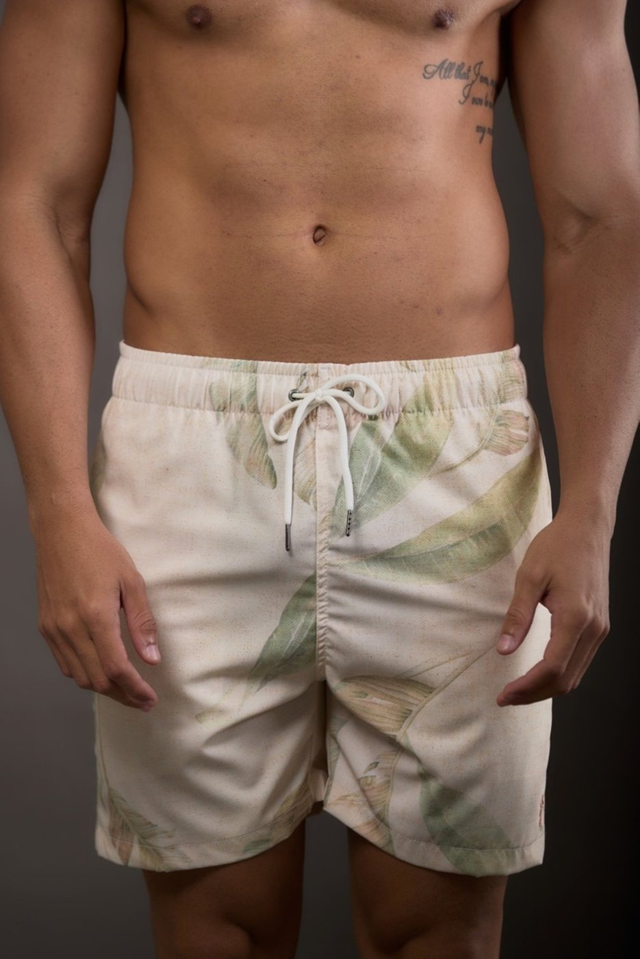 Short Empóriotop Praia Folhagem