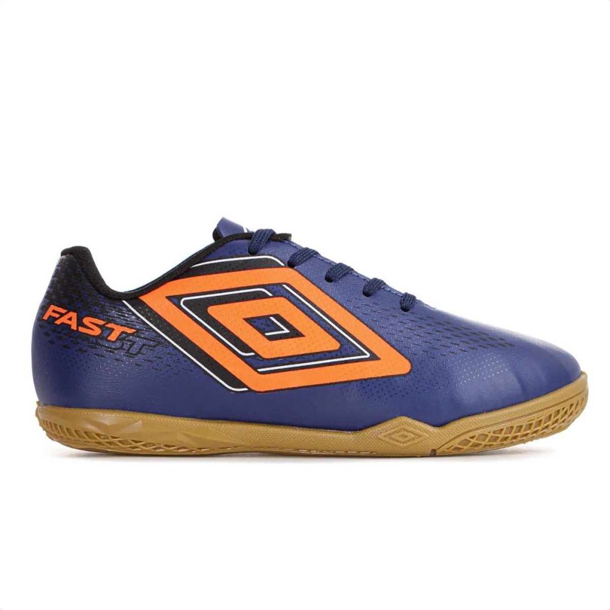 Imagem principal Chuteira Futsal Umbro Fast II Jr marinho/Laranja azul Umbro azul