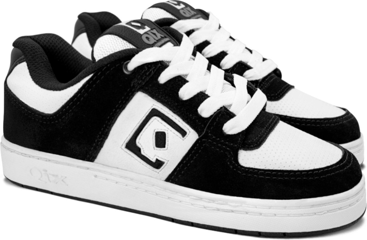 Imagem principal Tênis Qix Skate Retrô 90s MG Branco preto Qix preto