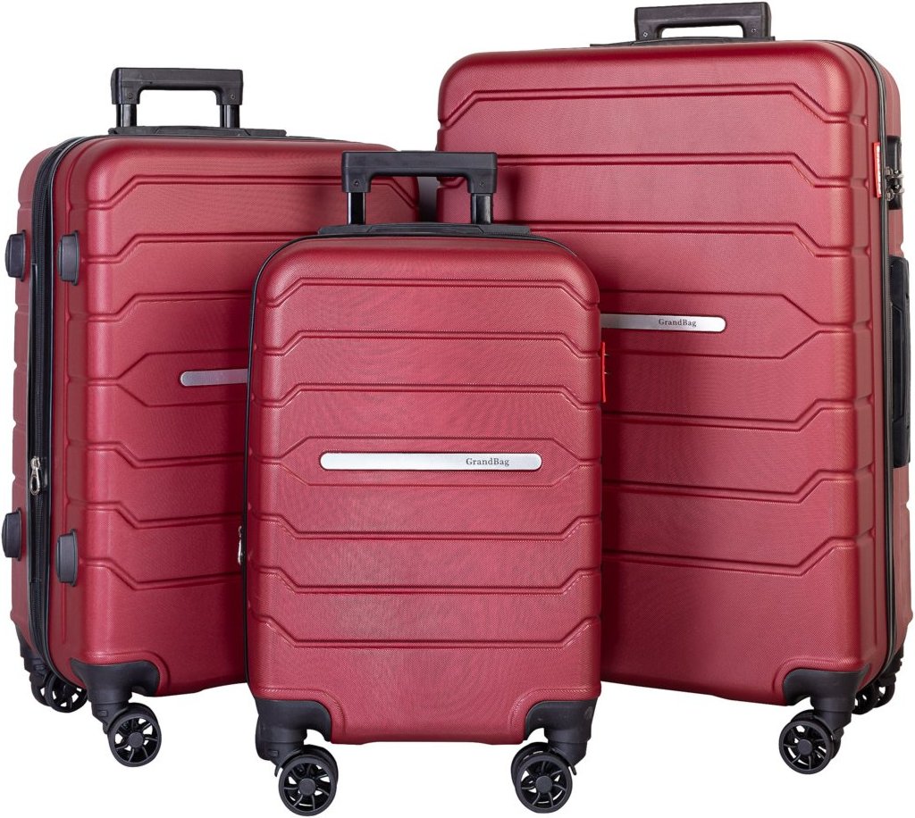 Imagem principal Kit 3 Malas Enluaze De Viagem Abs 20" 24"" 28"" Arizona - " vermelho Enluaze vermelho