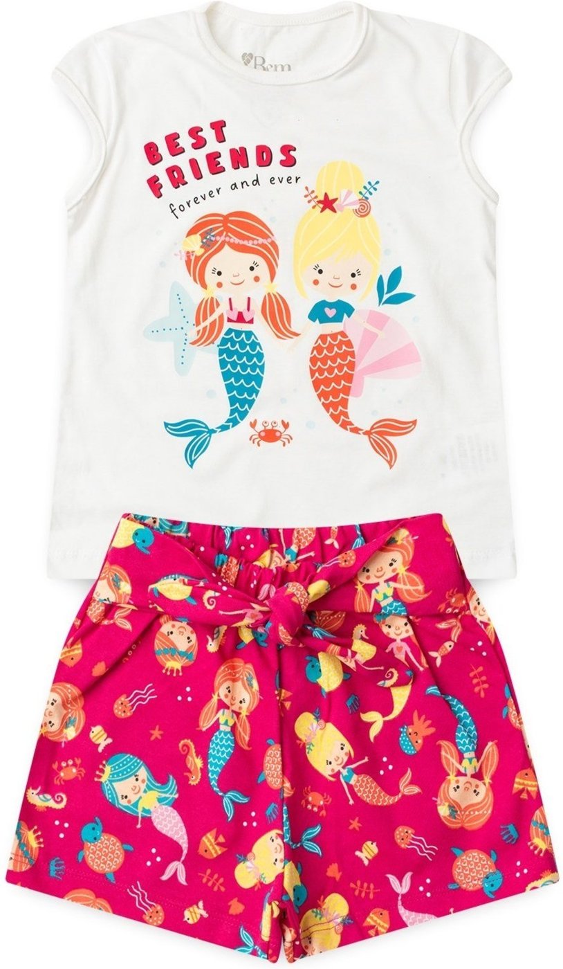Imagem principal Infantil - Conjunto Bem Vestir Feminino Sereia Off White off-white white BEM VESTIR off-white white