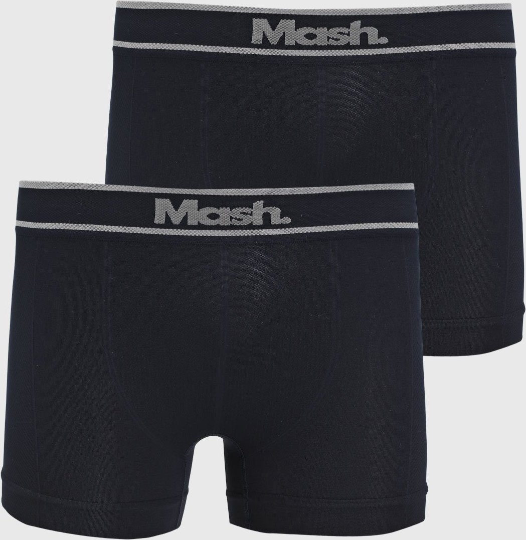 Imagem principal Kit com 2 Unidades Cuecas Boxer Mash Masculina Logo Sem Costura azul marinho MASH azul marinho