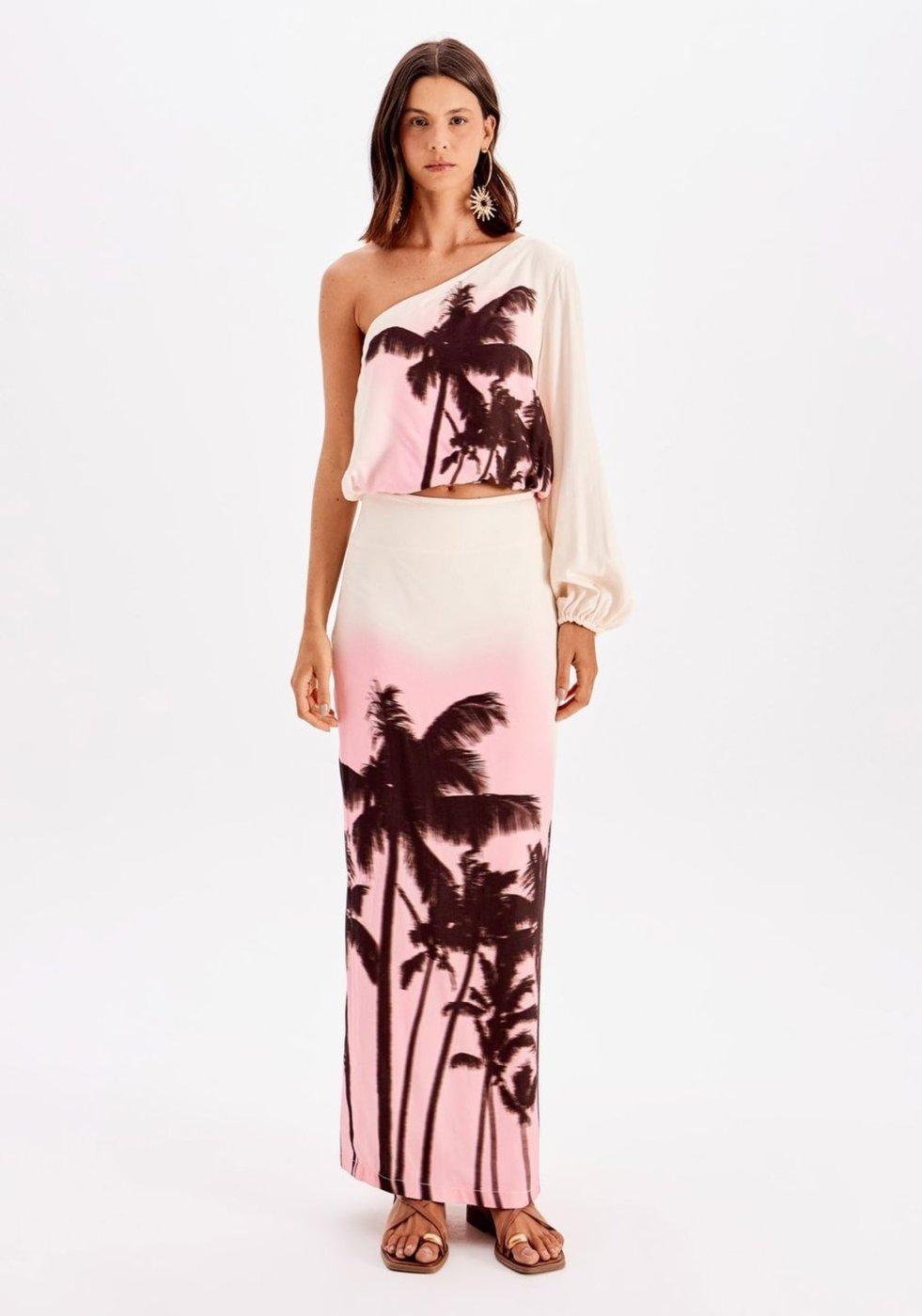 Saia Super Midi Estampada