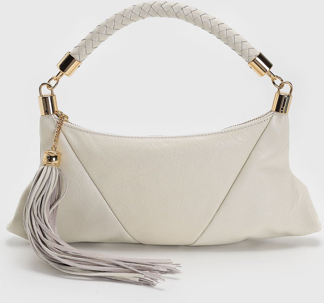 Imagem principal Bolsa Média Feminina Luiza Barcelos Alça Trançada Off-White off-white white off-white white